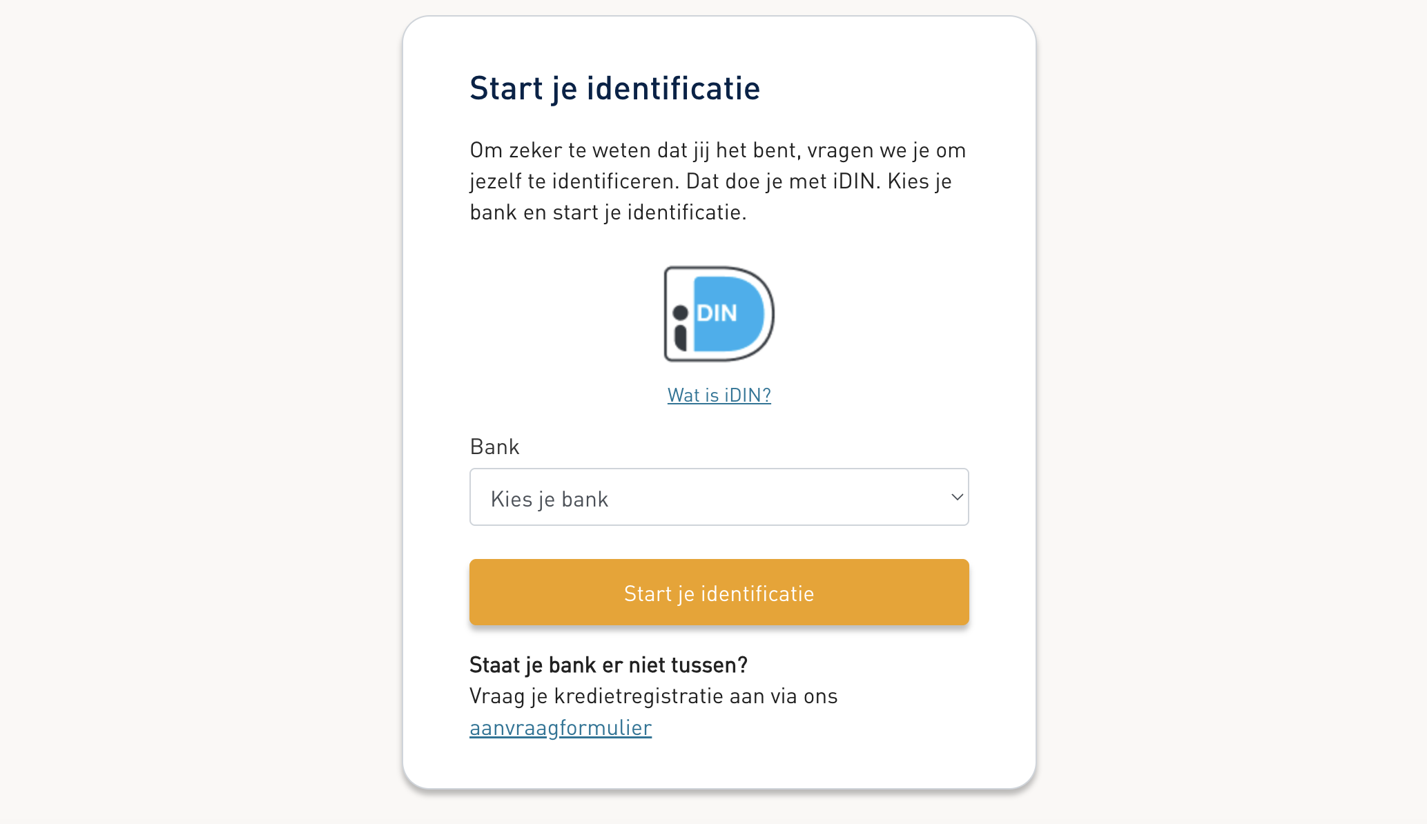 Bank kiezen voor iDIN-identificatie